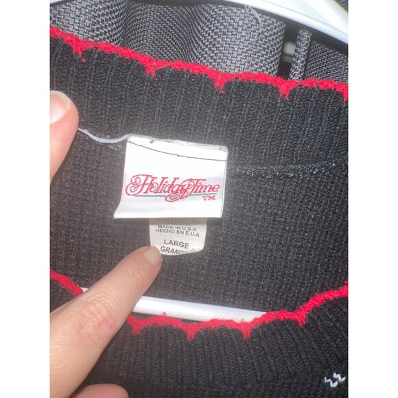 Ugly Christmas Sweater Xmas Size Large Vintage - Picture 2 of 3